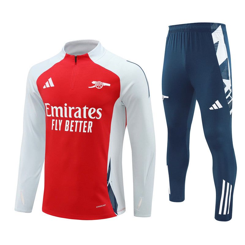 Arsenal Football Drill Top & Trouser Combo Gunners RED 2024-25