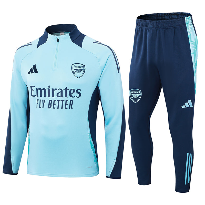 Arsenal Football Drill Top & Trouser Combo Sky Green 2024-25